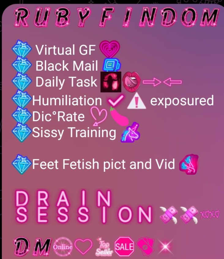 @GoddessRuby069 Goddess Ruby fake mistress Telegram profile — a textbook findom scam demanding $30 tribute